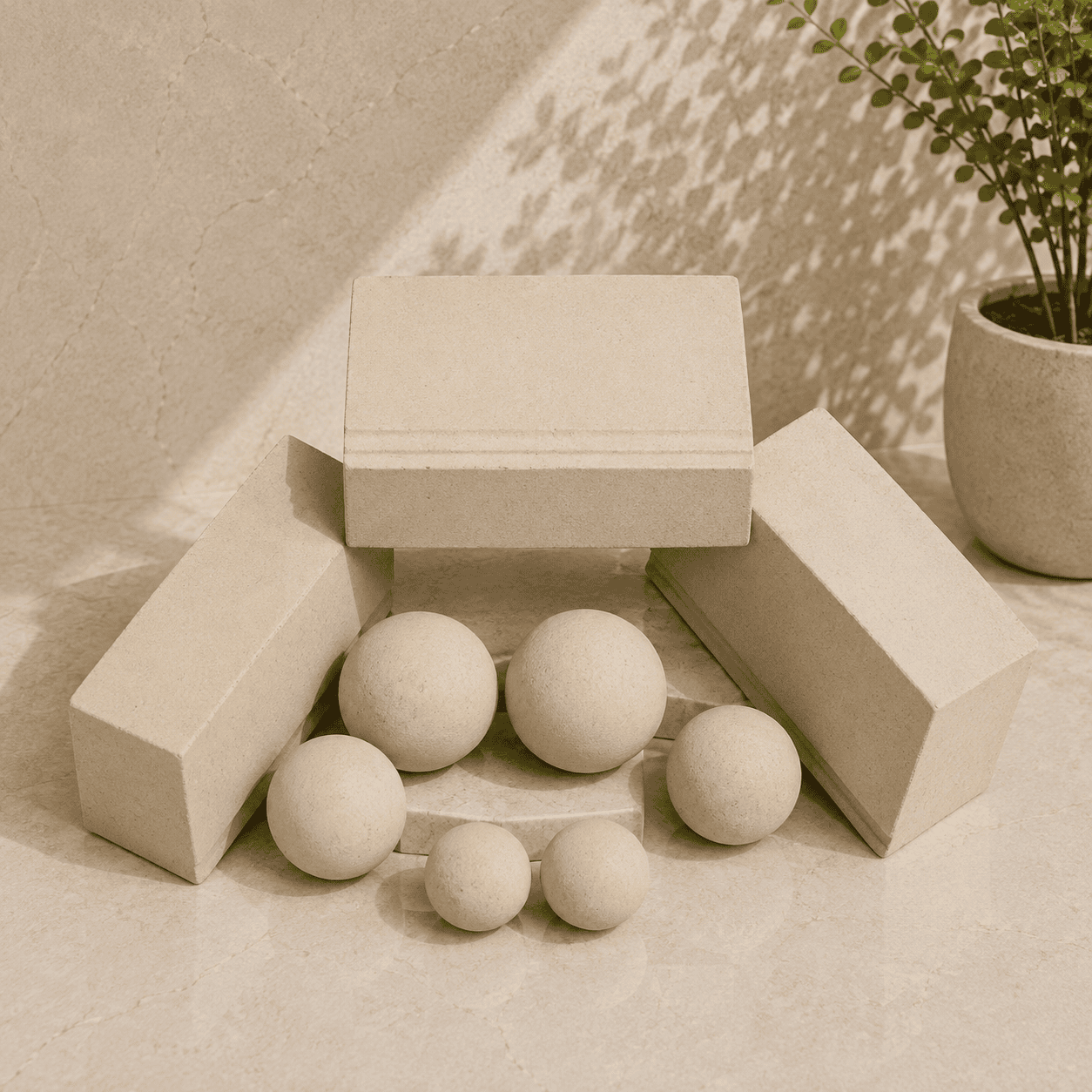 68% ALUMINA BALLS & LINING